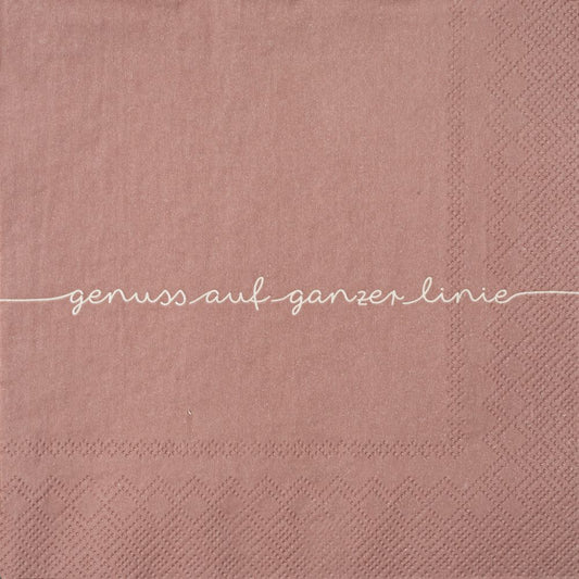 RAEDER DESIGN Papierservietten Genuss auf ganzer Linie