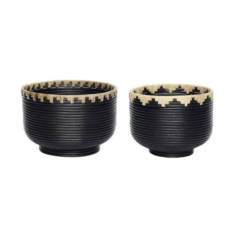 HÜBSCH INTERIOR Korb Rattan