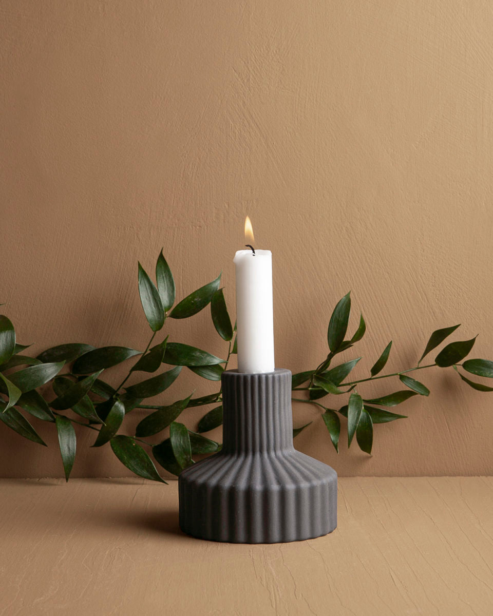 STOREFACTORY Kerzenhalter Samset Dark Grey