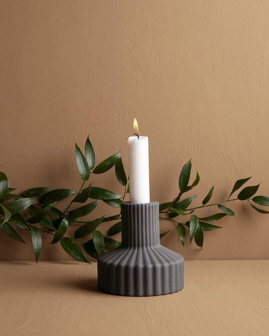 STOREFACTORY Kerzenhalter Samset Dark Grey