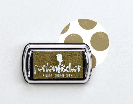 PERLENFISCHER Pigment Stempelkissen Mini Moos