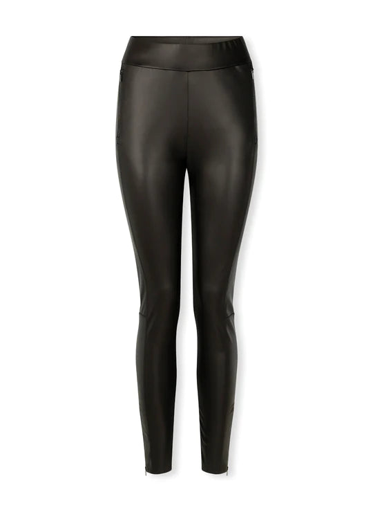 10DAYS AMSTERDAM Zipper Leggings Lederlook