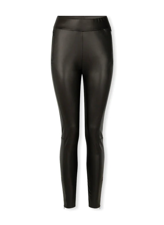 10DAYS AMSTERDAM Zipper Leggings Lederlook