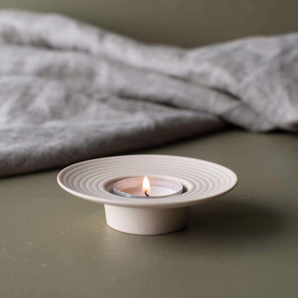 STOREFACTORY Tveta Teelichthalter beige