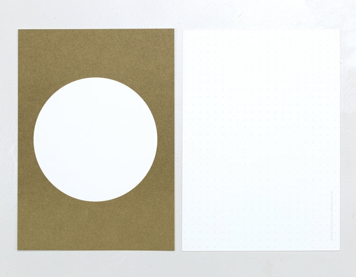 PERLENFISCHER Postkartenset Dot Moos