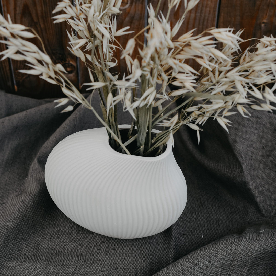 STOREFACTORY Lerbäck Vase beige