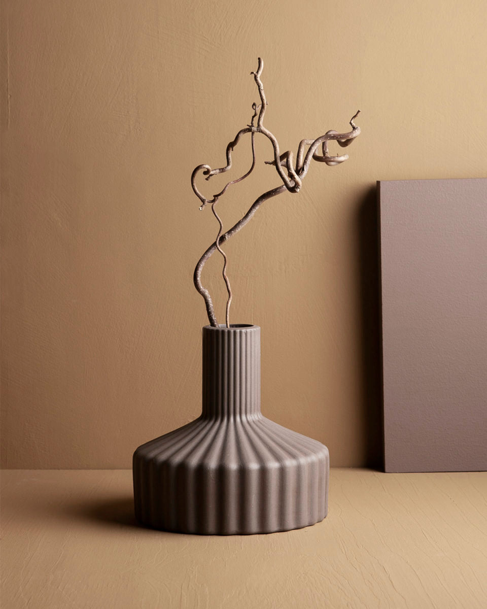 STOREFACTORY Vase Samset Braun