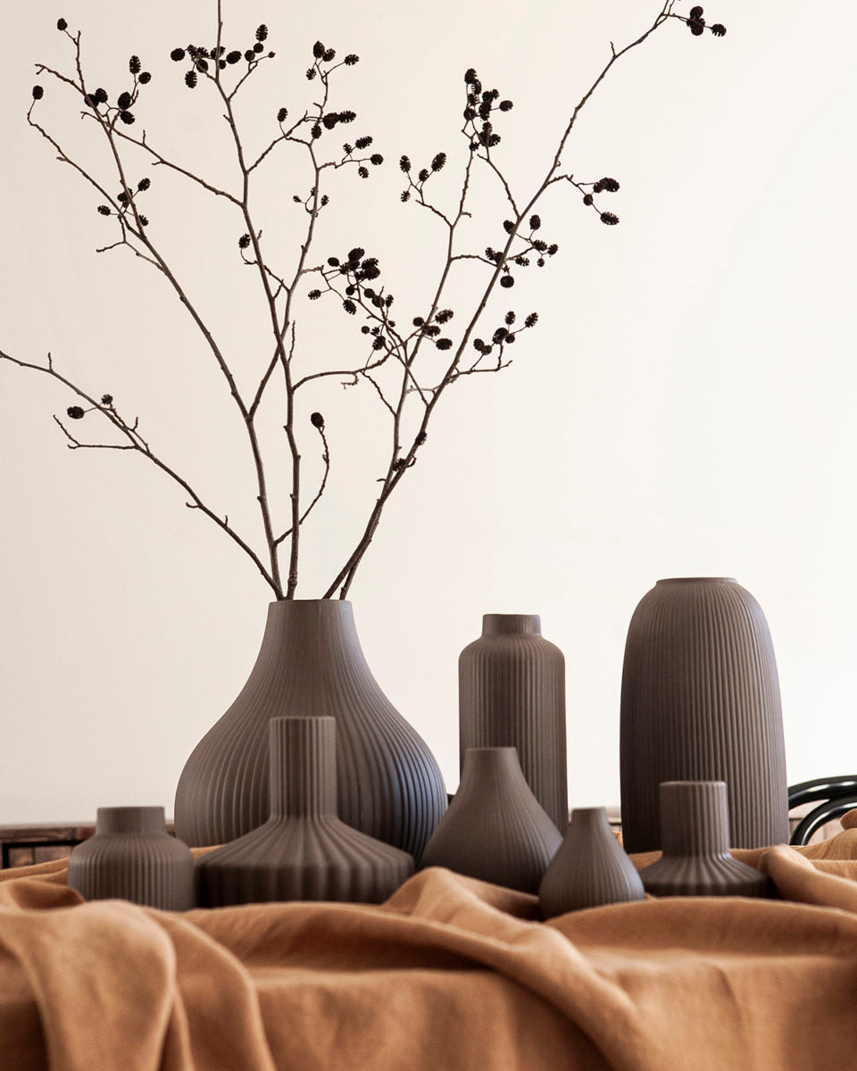 STOREFACTORY Vase Samset Braun