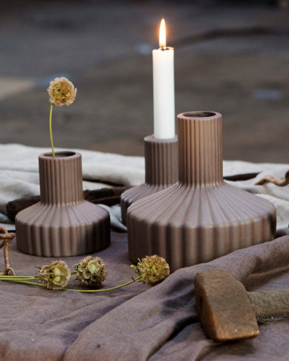 STOREFACTORY Vase Samset Braun