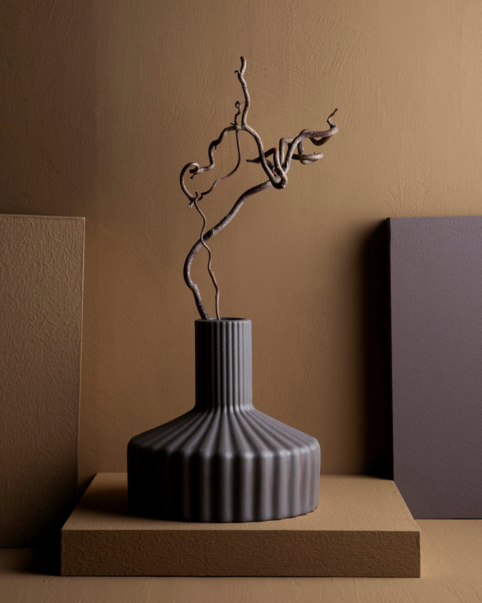 STOREFACTORY Vase Samset Braun