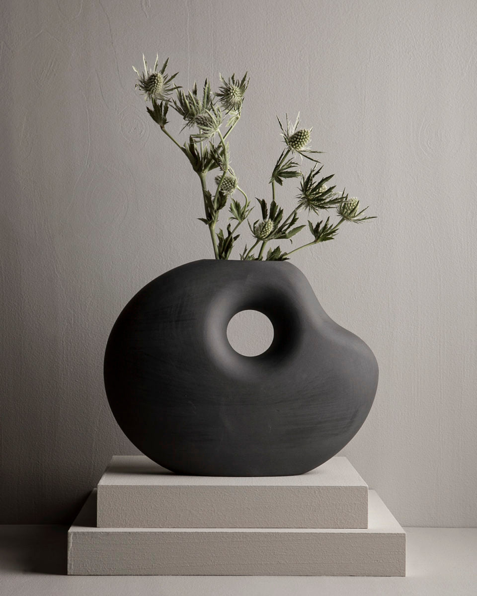 STOREFACTORY Lunden Vase Dark Grey