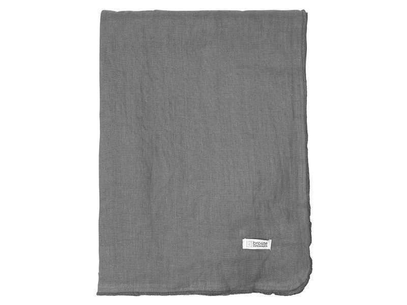 BROSTE Copenhagen Leinentischdecke Gracie Dark Shadow