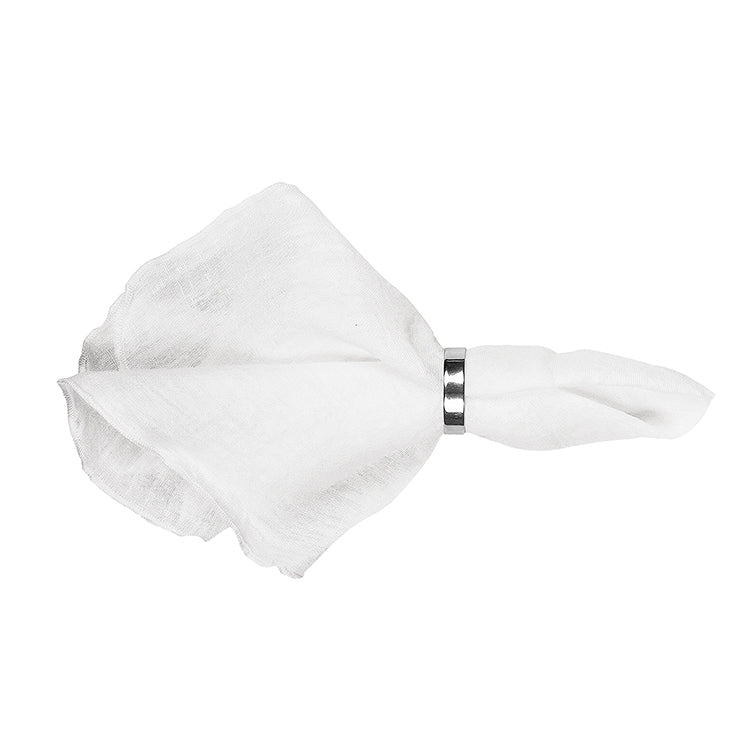 BROSTE COPENHAGEN Leinenserviette Gracie Weiss