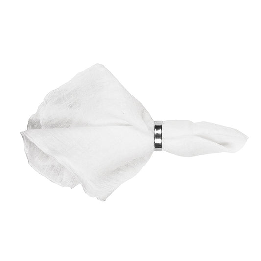 BROSTE COPENHAGEN Leinenserviette Gracie Weiss
