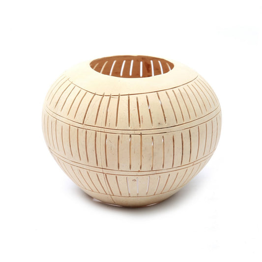 BAZAR BIZAR The Coconut Stripe - Teelichthalter