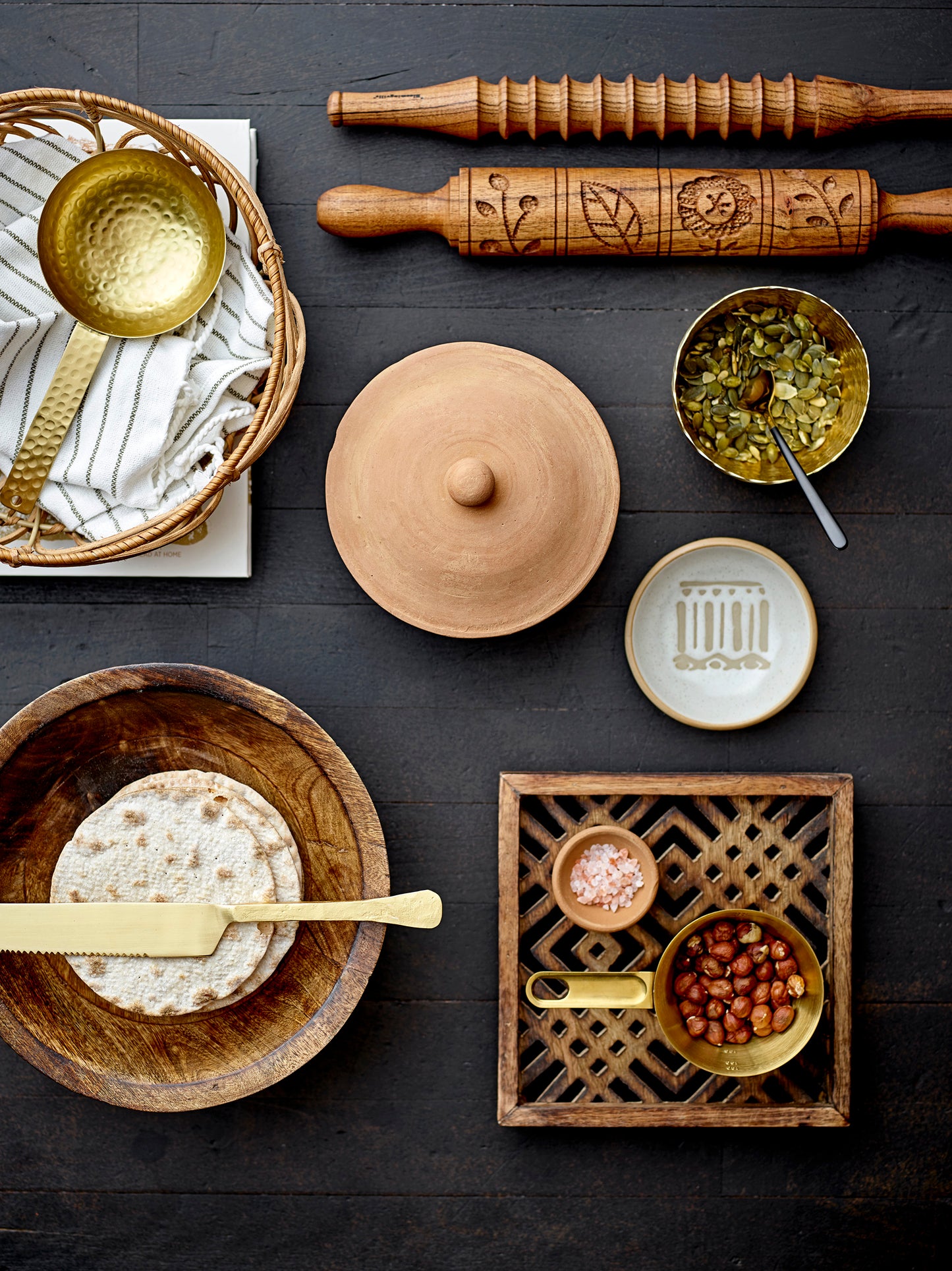 Bloomingville Brotkorb Anton aus Rattan