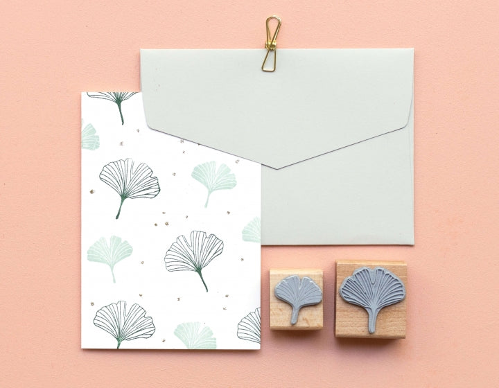 PERLENFISCHER Stempel 124 - Ginkgoblatt voll