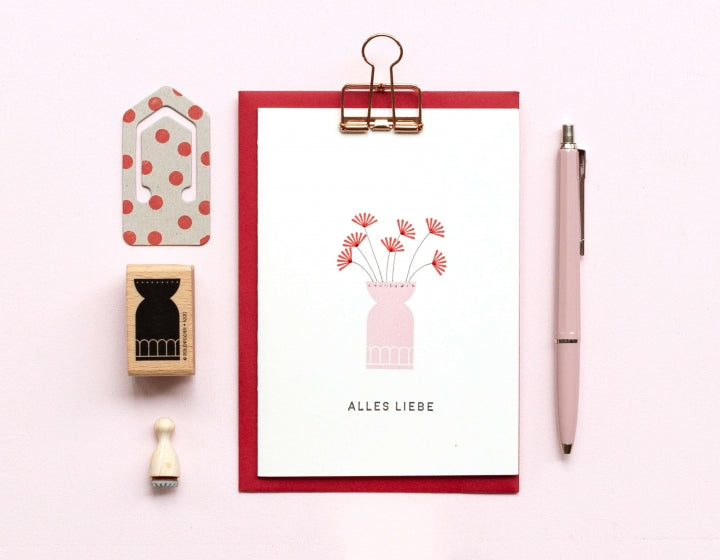 PERLENFISCHER Stempel 211 -  Vase