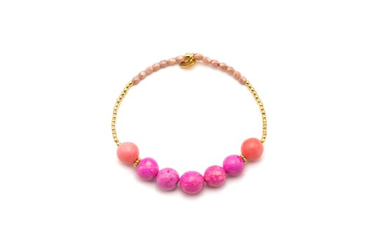 SCHMÜCKSTÜCK Armband Coral Pink