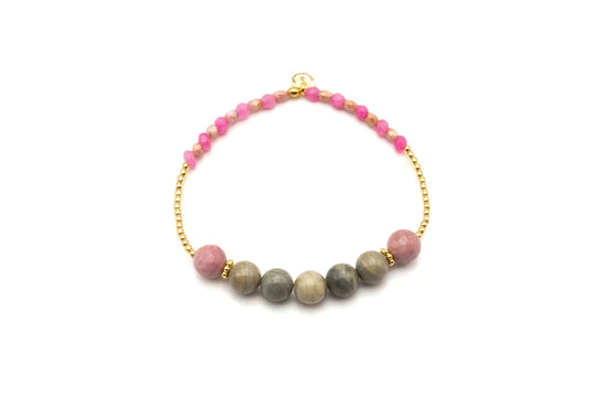 SCHMÜCKSTÜCK Armband Green Rose