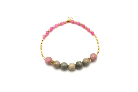 SCHMÜCKSTÜCK Armband Green Rose