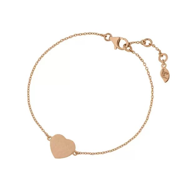 LEAF Armkette Herz Rosegold