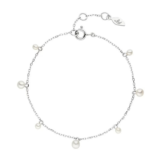 LEAF Armkette Perlen Sterlingsilber