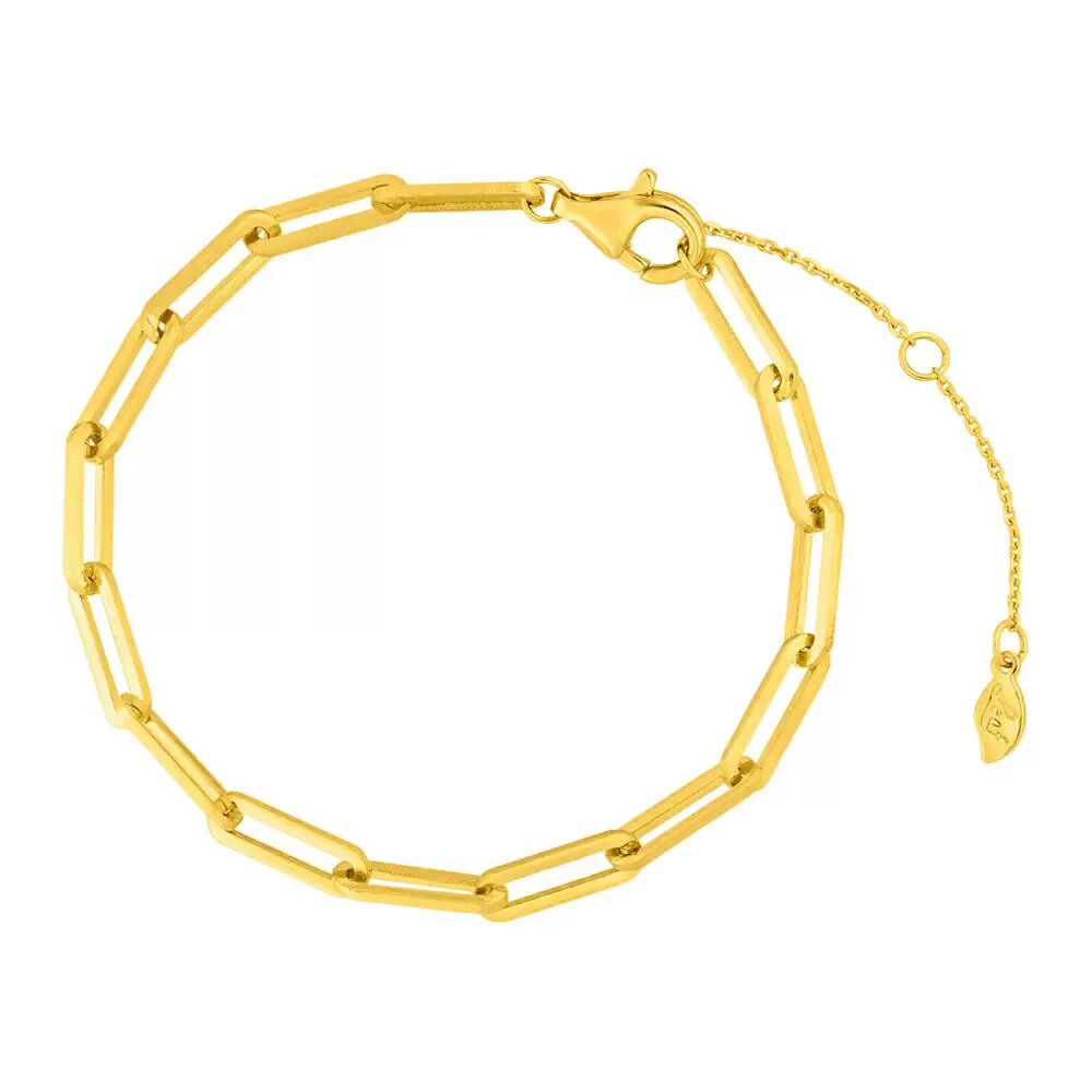 LEAF Armkette Square Gelbgold