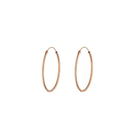 LEAF Creolen Pure 30 mm Rosegold