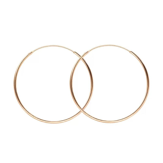 LEAF Creolen Pure 45 mm Rosegold