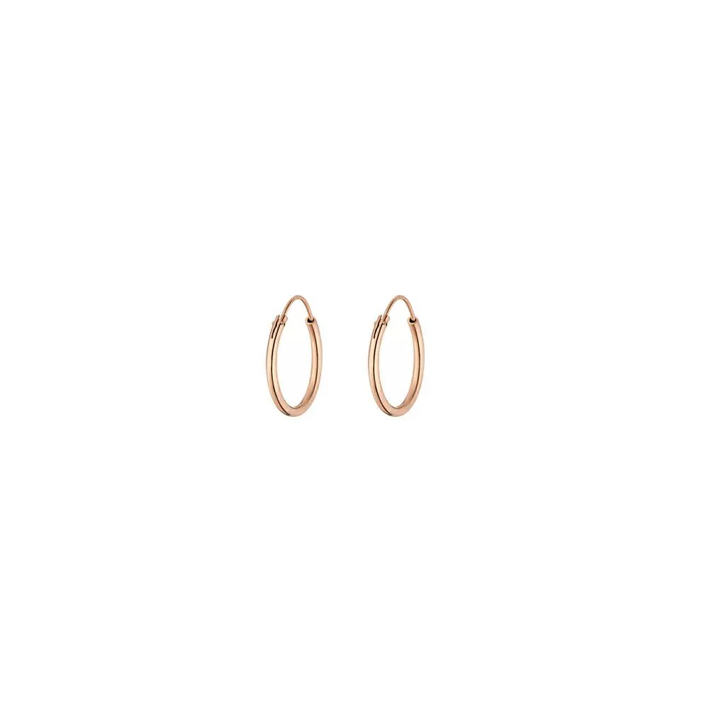 LEAF Creolen Pur, Rosegold