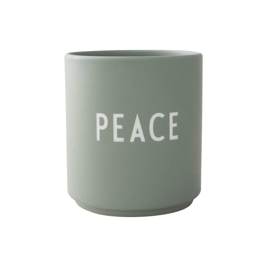 DESIGN LETTERS Porzellan Becher Peace