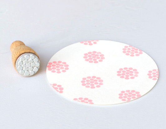PERLENFISCHER Stempel 95 - Blüte Dots