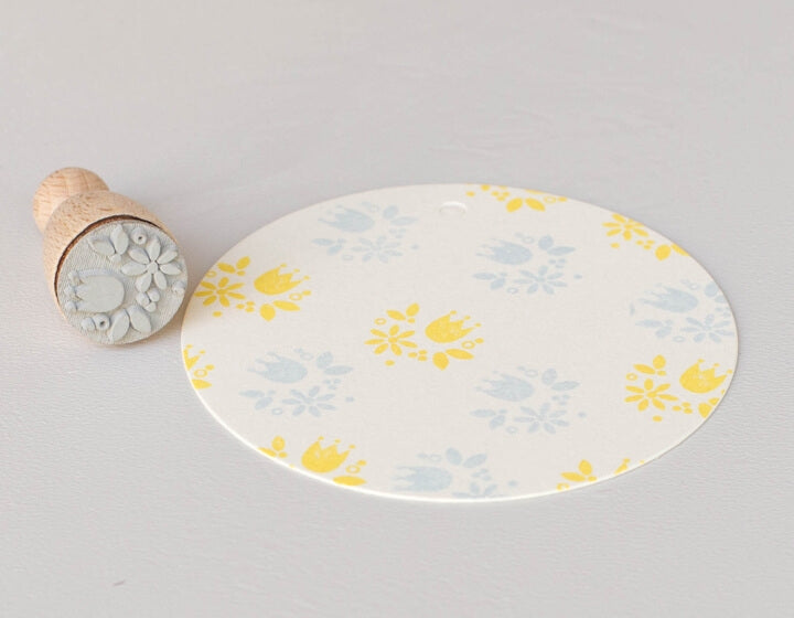 PERLENFISCHER Stempel 69 - Blumenwiese