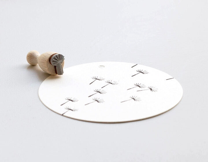 PERLENFISCHER Ministempel 6 - Pusteblume