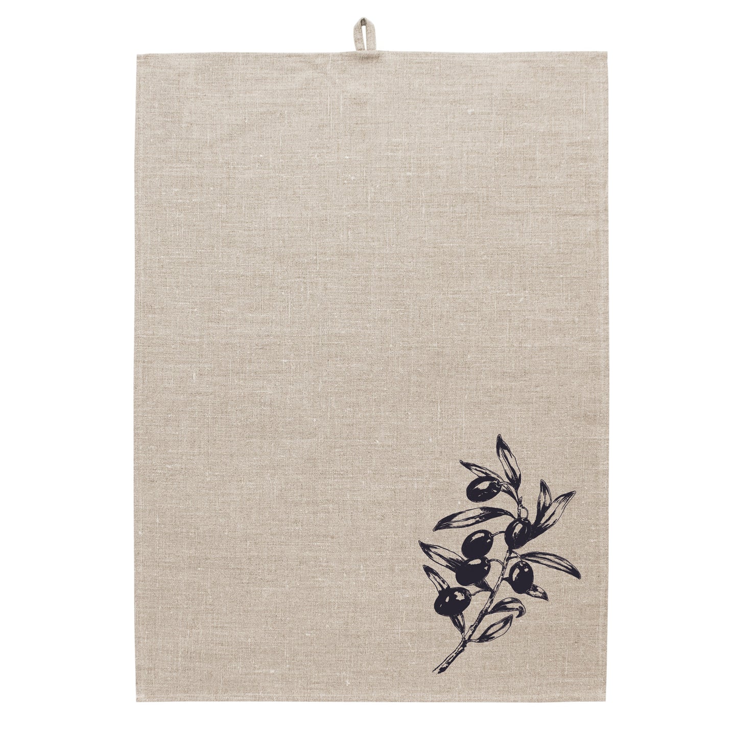 FROHSTOFF Geschirrtuch Leinen Olive