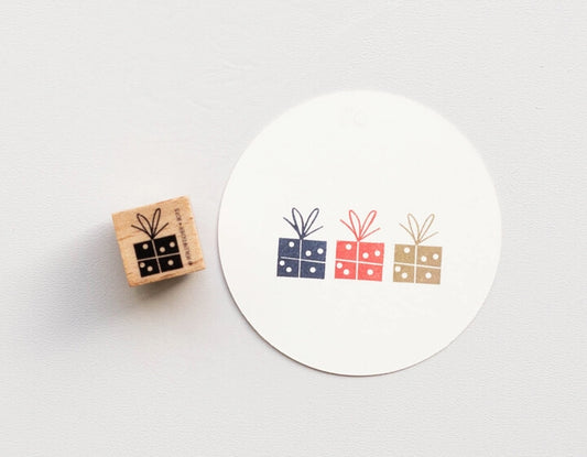 PERLENFISCHER Stempel B073- Kleines Geschenk mit Schleife