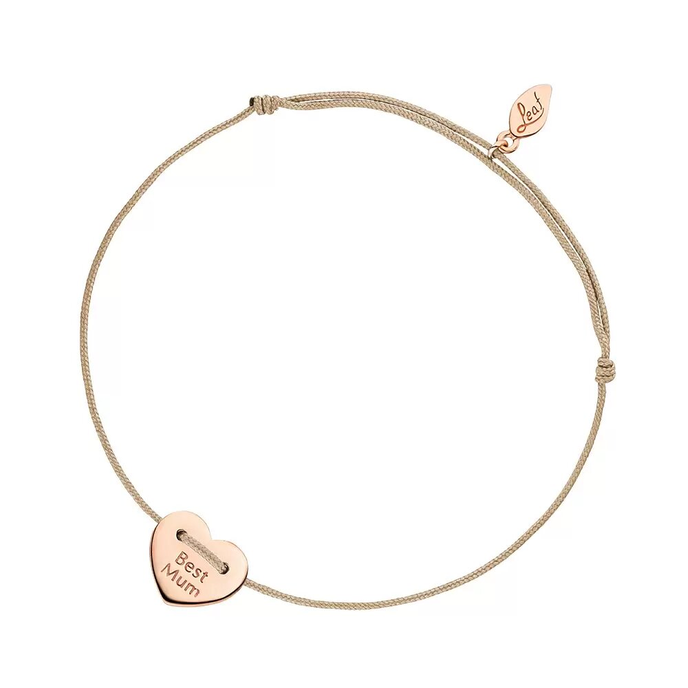 LEAF Glücksarmband Best Mum Rosegold