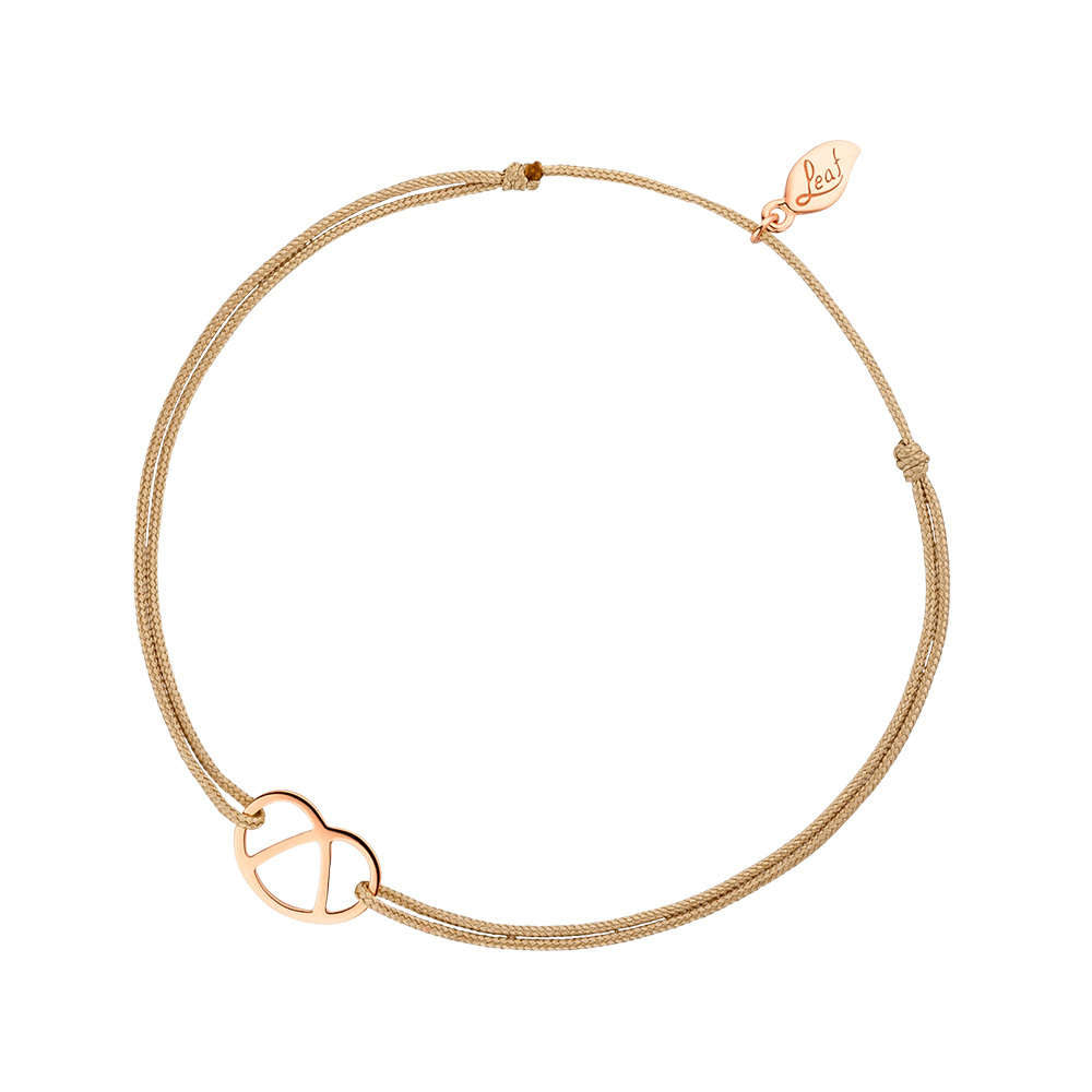 LEAF Glücksarmband - Brezn Rosegold