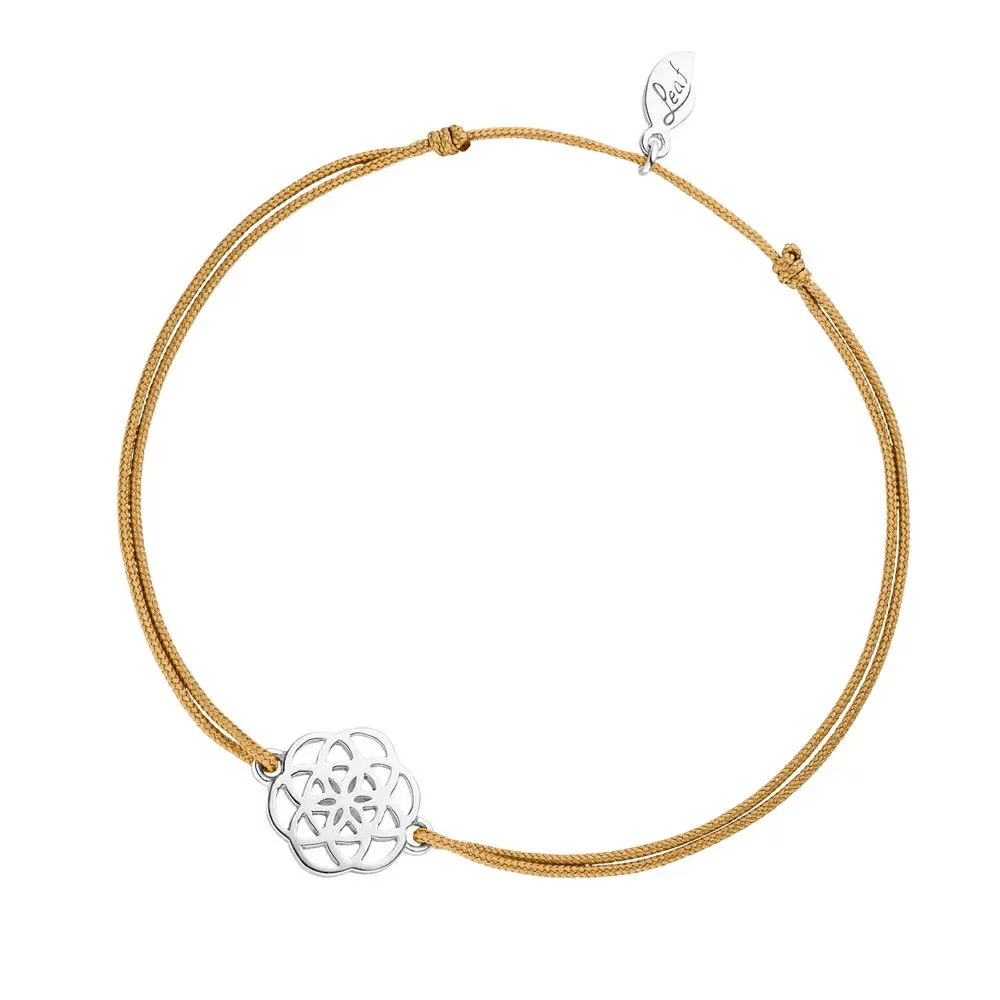 LEAF Glücksarmband Flower of Life Sterlingsilber