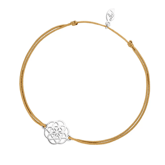 LEAF Glücksarmband Flower of Life Sterlingsilber