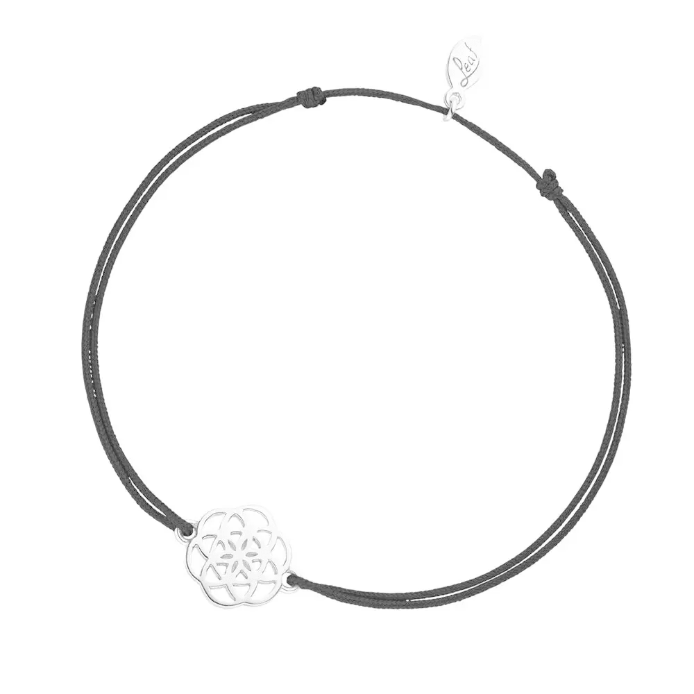 LEAF Glücksarmband Flower of Life Sterlingsilber