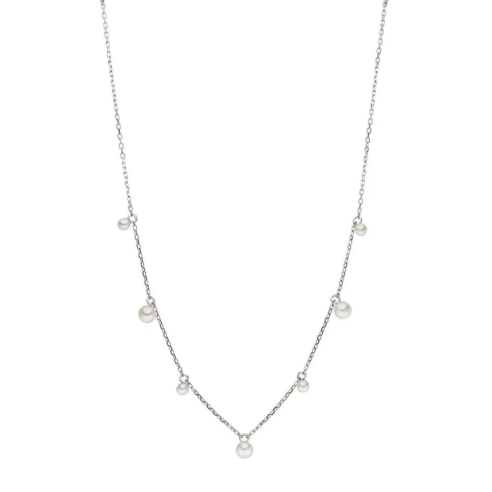 LEAF Halskette Rain Drop Sterlingsilber