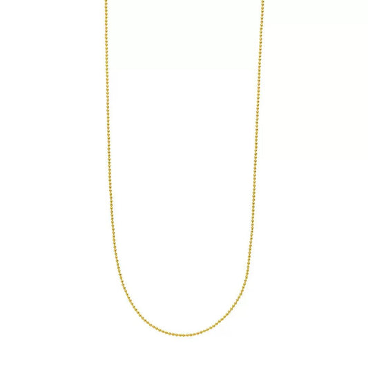 LEAF Kugelkette Gelbgold