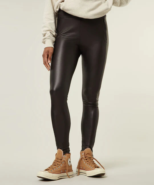 10DAYS AMSTERDAM Zipper Leggings Lederlook