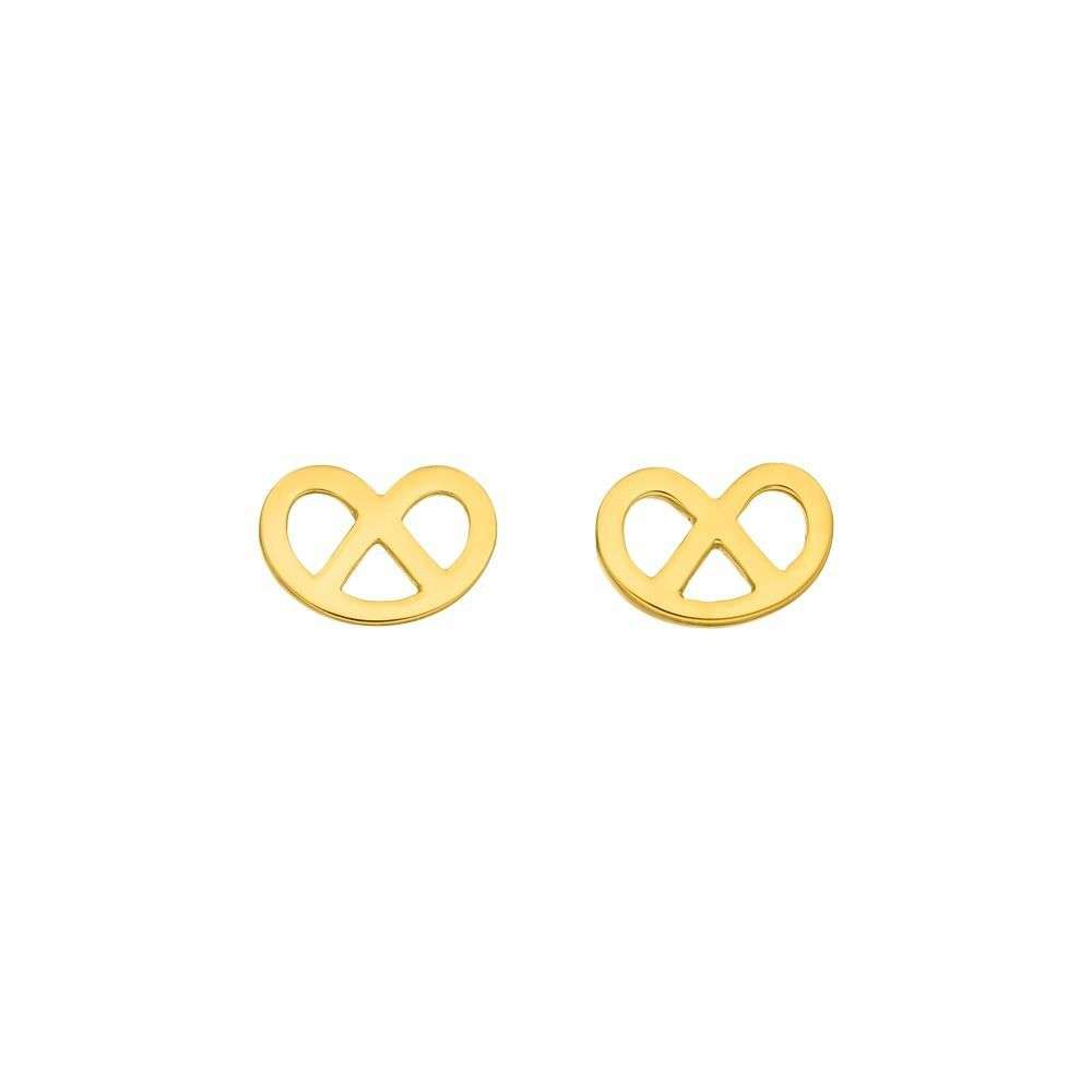LEAF Ohrstecker - Brezn Gelbgold
