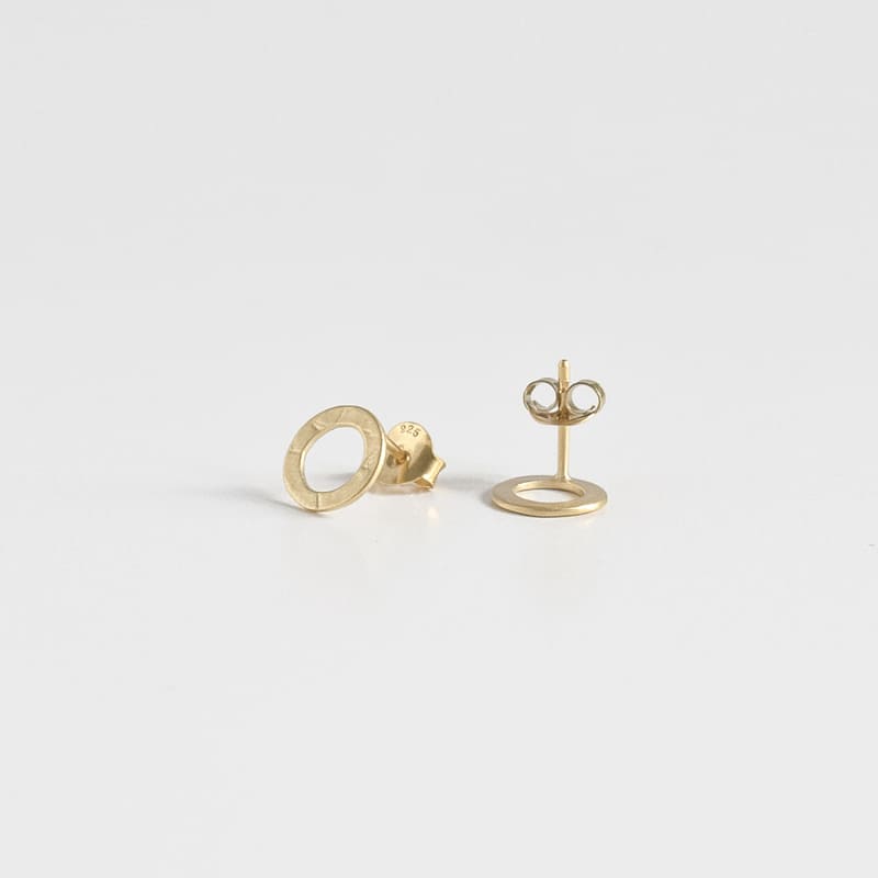 SUSICALA Ohrstecker One Soul Circle Gold Plated SOPSM-01