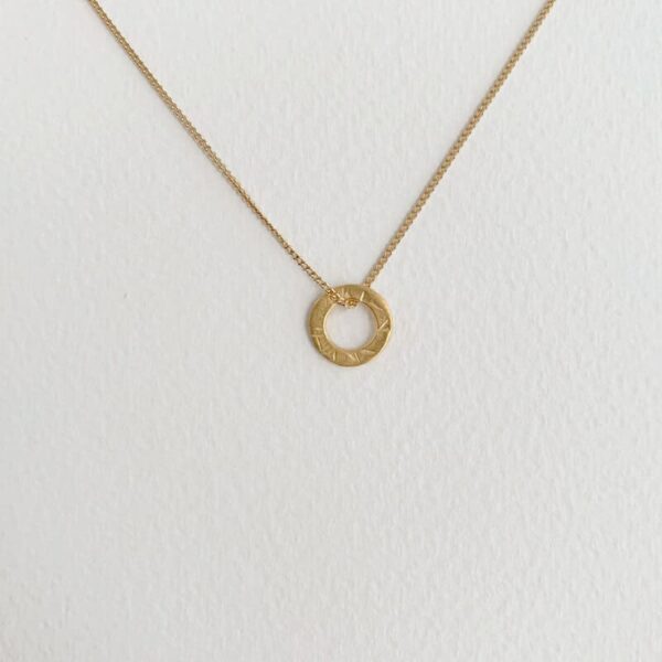 SUSICALA Halskette One Soul Circle Gold Plated