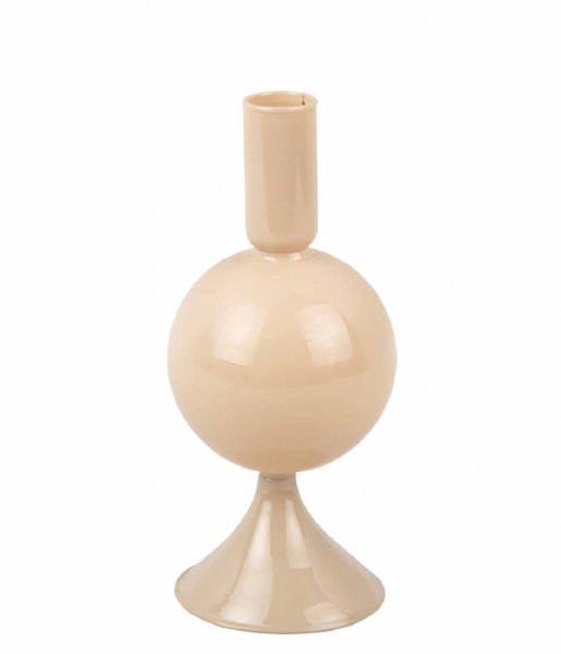 PRESENT TIME Kerzenhalter aus Glas Spargle Ball