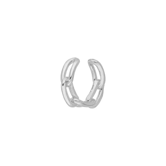 LEAF Earcuff Chain Sterlingsilber